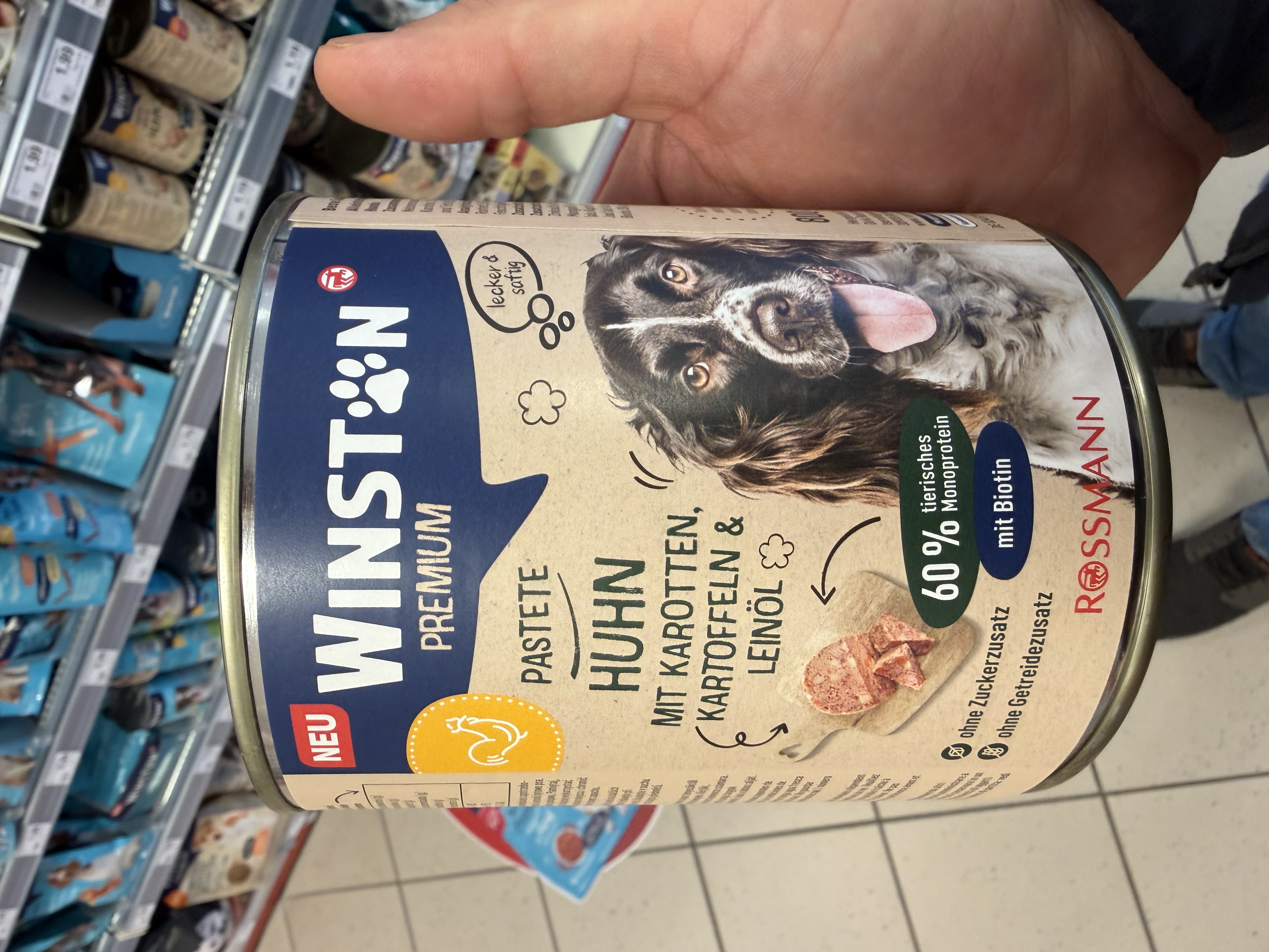 Winston Winston Premium Pastete Huhn mit Karotten, Kartoffeln & Leinöl